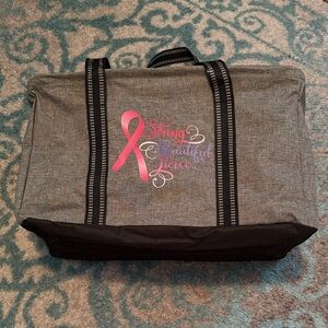 Breast Cancer Structured Tote